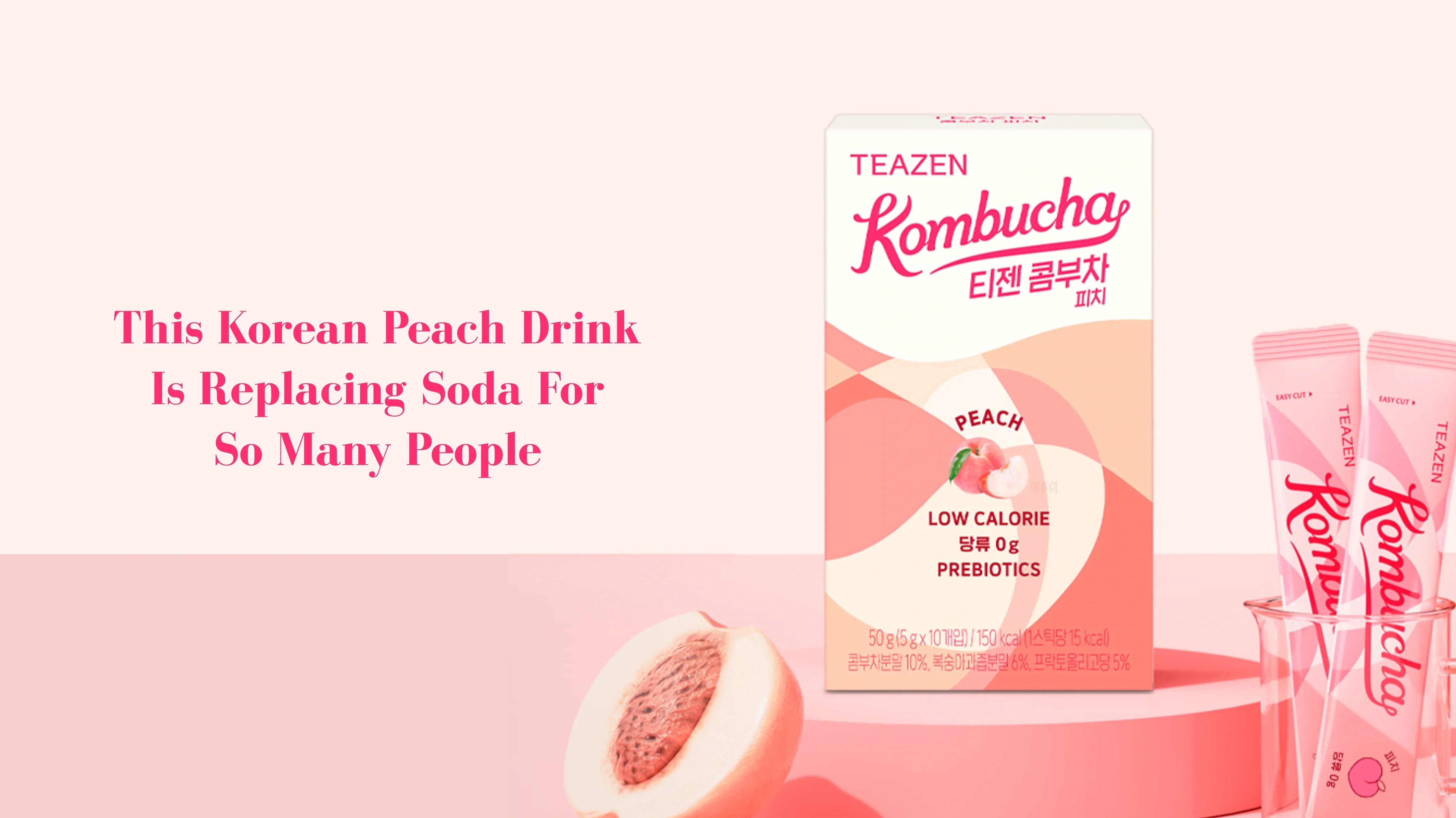 This Korean Peach Drink Is Replacing Soda for So Many People!