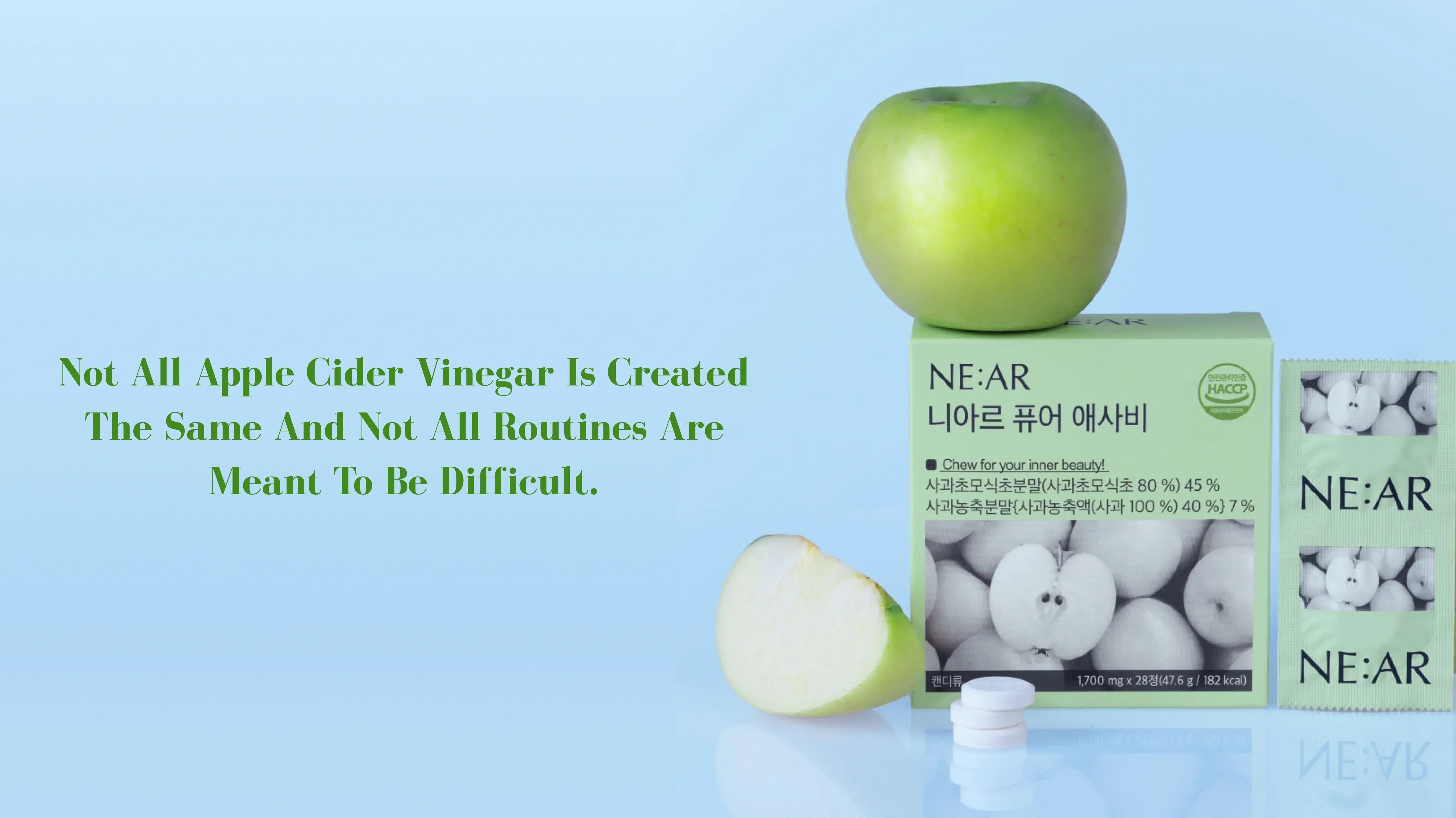 Not all Apple Cider Vinegar is created the same and not all routines are meant to be difficult.