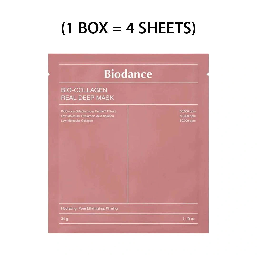 Biodance Bio-Collagen Real Deep Mask packaging on a white background