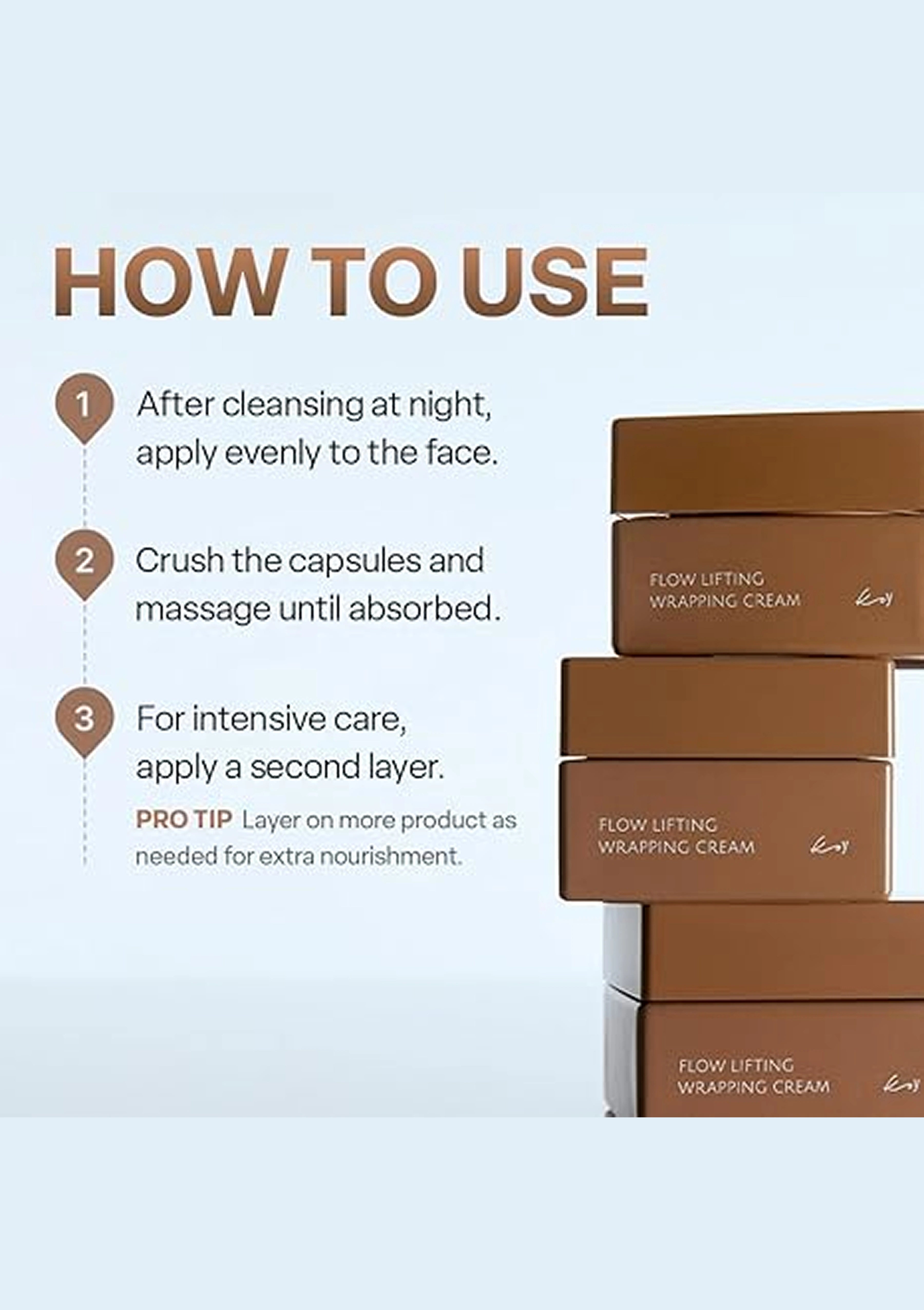 Lifting capsule cream