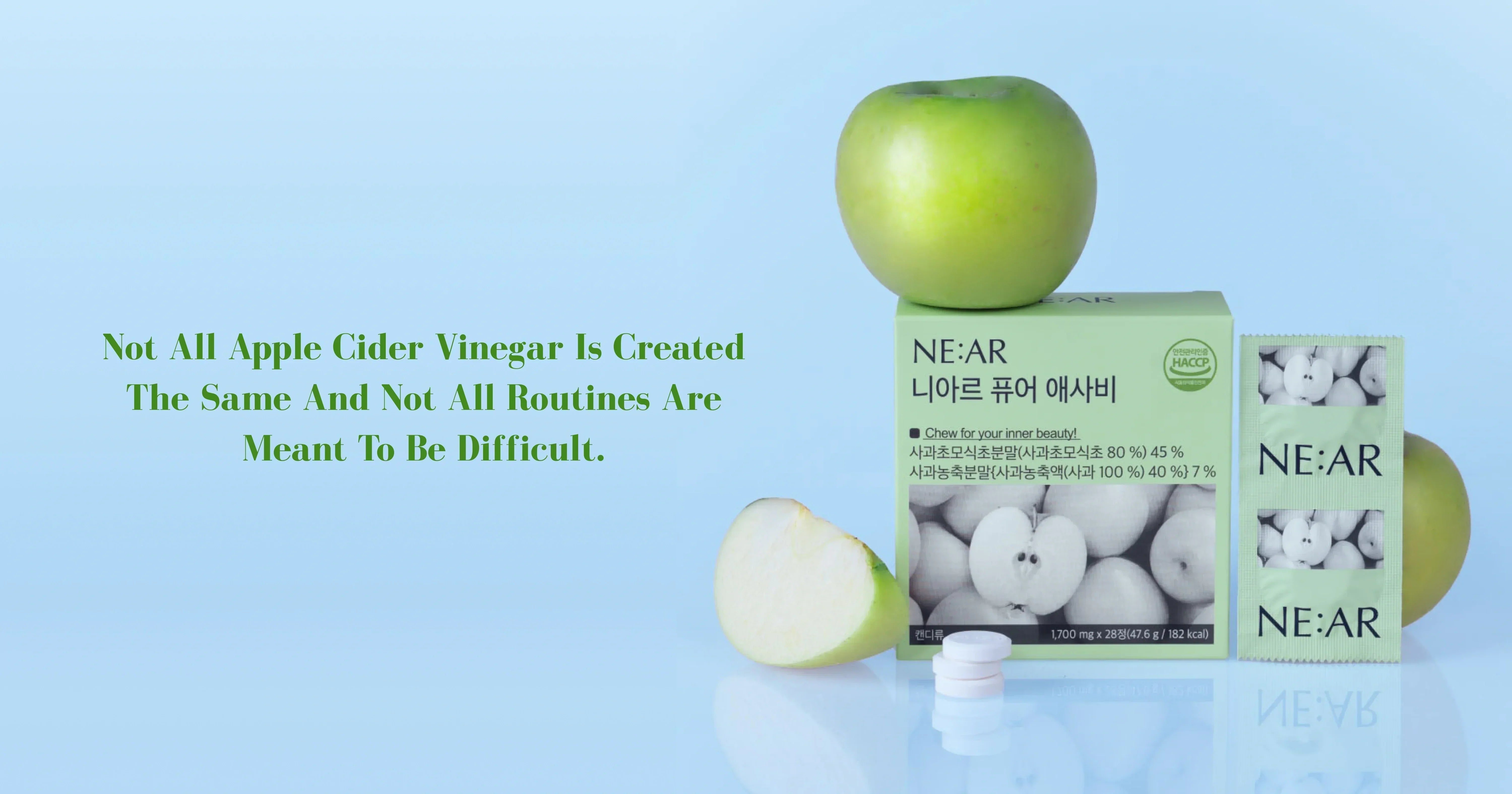 Not all Apple Cider Vinegar is created the same and not all routines are meant to be difficult.