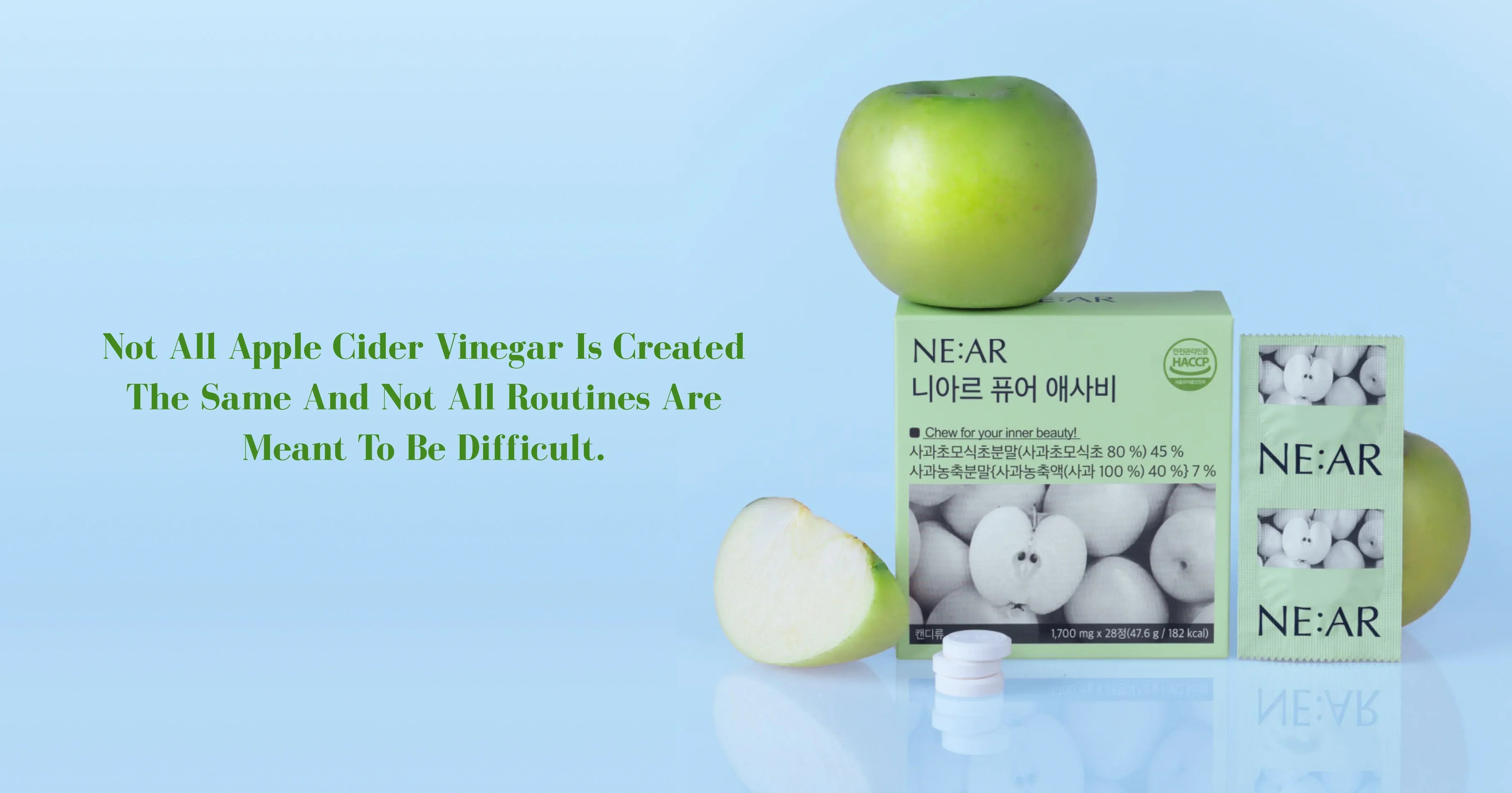 Not all Apple Cider Vinegar is created the same and not all routines are meant to be difficult.