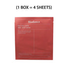 Red sheet mask packaging with 'Biodance' branding on a white background