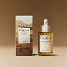 SKIN1004 Madagascan Centella Ampoule bottle and box on a beige background